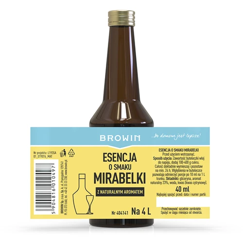 Esence s příchutí mirabelky 40 ml - 4