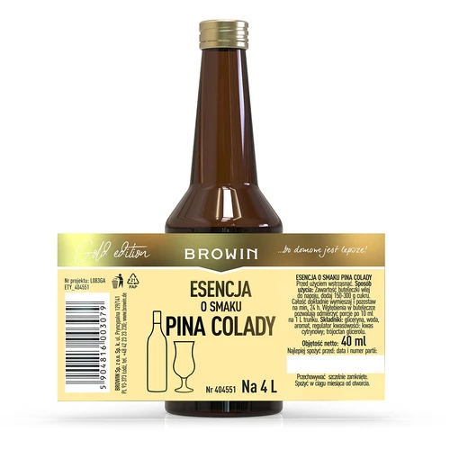 Esence s příchutí Pina Colady na 4 l - 40 ml - 7