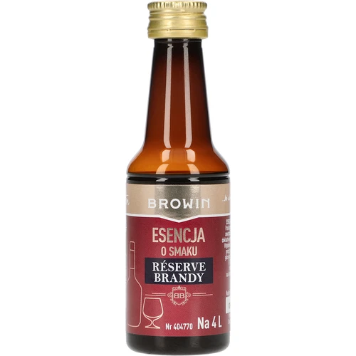 Esence s příchutí Reserve Brandy, 40 ml, na 4 l