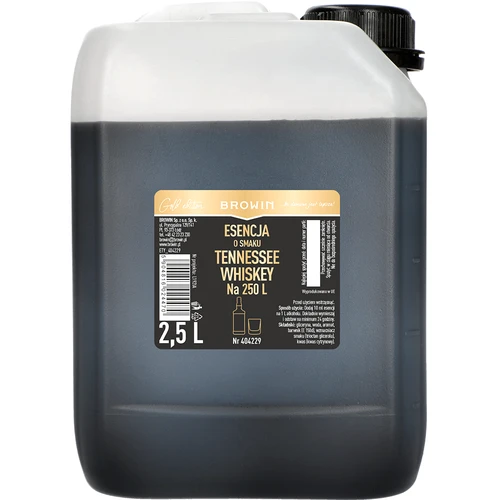 Esence s příchutí Tennessee Whiskey 2,5 l, na 250 l hotového nápoje