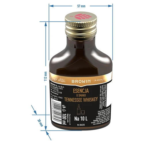 Esence s příchutí Tennessee whiskey na 10 l - 100 ml - 6