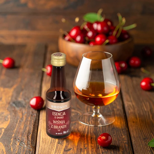 Esence s příchutí Třešeň s brandy, 40 ml - na 4 L - 7