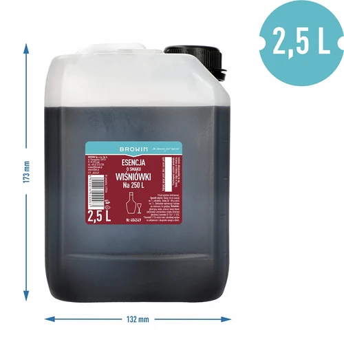 Esence s příchutí višňovky, 2,5 L na 250 L hotového nápoje - 3