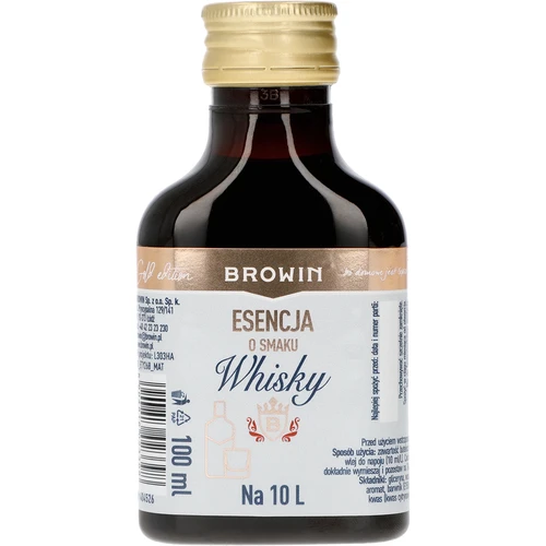 Esence s příchutí whisky na 10 l, 100 ml