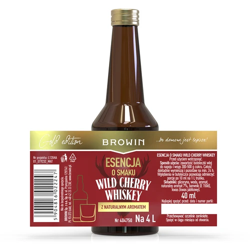 Esence s příchutí Wild Cherry Whiskey 40 ml - 4