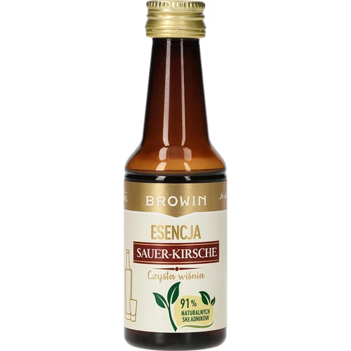 Esence Sauer-Kirsche – Čistá višeň, 40 ml, na 4 l - 2