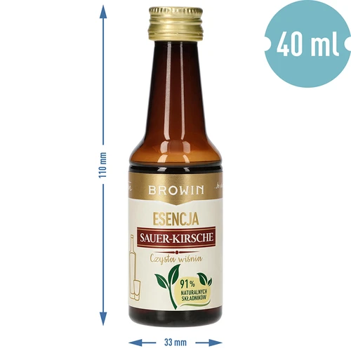 Esence Sauer-Kirsche – Čistá višeň, 40 ml, na 4 l - 7