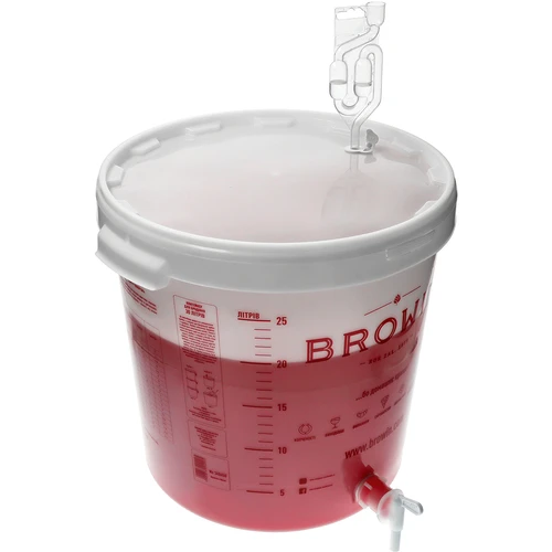Fermentační nádoba 30 L s víkem, kohoutkem a trubičkou UA - 12