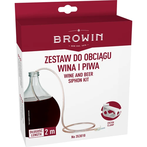 Hadice na stáčení vína se svorkou - 2