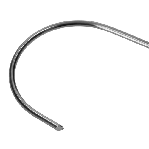 Háky na uzení – tvar S, seříznuté 45°, 3 mm x 150 mm, 5 ks - 5