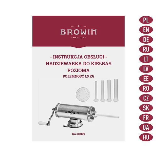 Horizontální plnička 1,5 kg se silikonovým pístem - 9