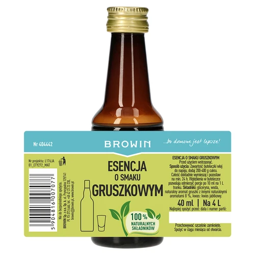 Hrušková esence – hruškový likér, ochucovací esence 40 ml - 5