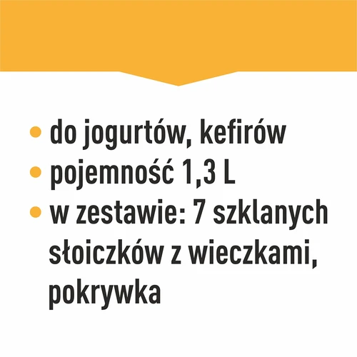 Jogurtovač s termostatem, 7 sklenic, 1,3 L - 19