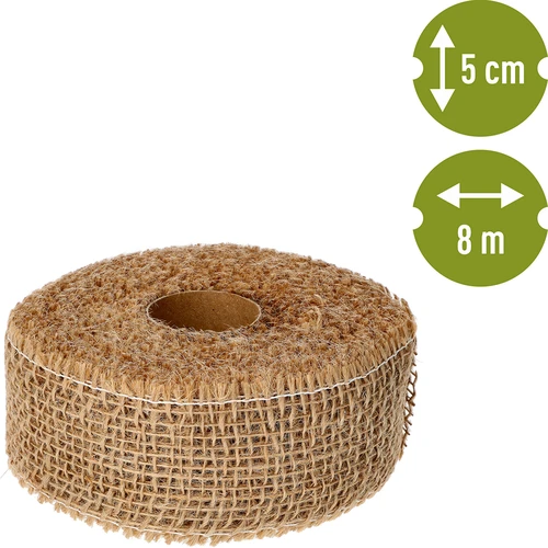 Jutová páska 5 cm / 8 m - 4
