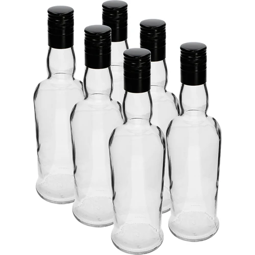 Kapitánská láhev 500 ml s uzávěrem - 6 ks
