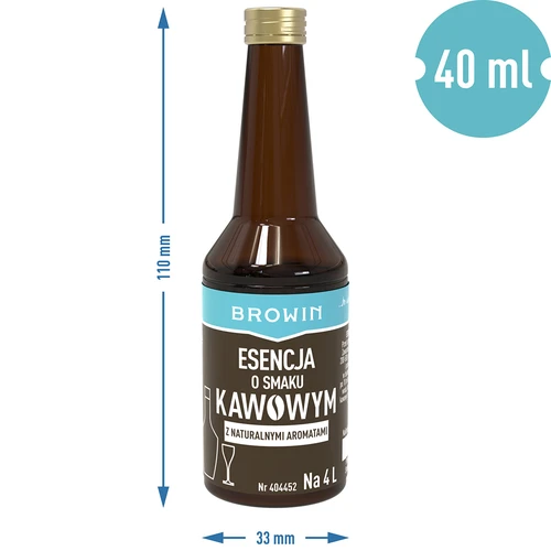 Kávová esence s přírodními aromaty na 4 l - 40 ml - 7