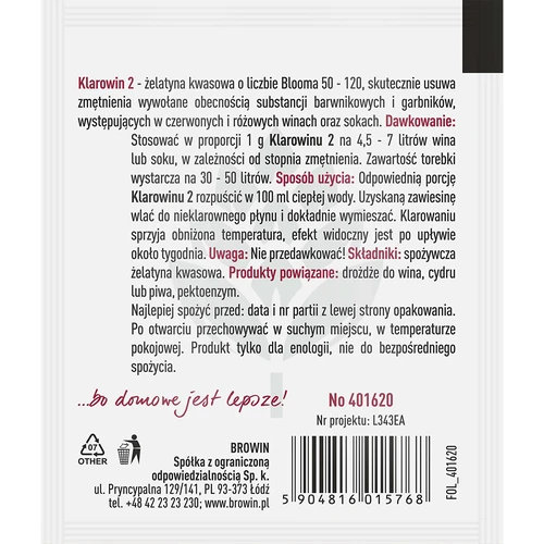 Klarowin 2 - čiřicí prostředek - 2