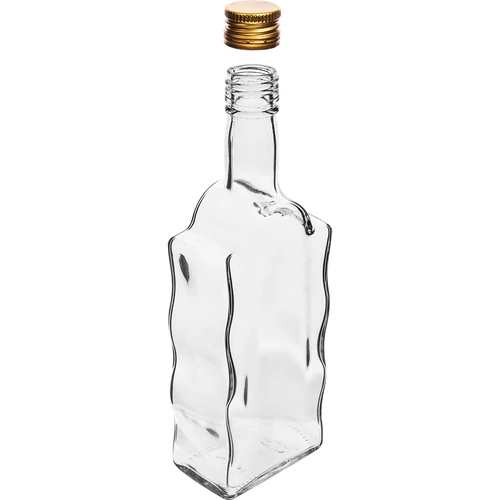 Klášterní láhev 500 ml, s uzávěrem, bílá - 6 ks - 2