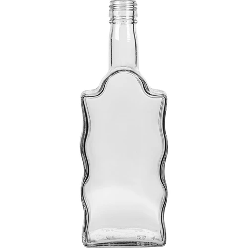 Klášterní láhev 500 ml, s uzávěrem, bílá - 6 ks - 3