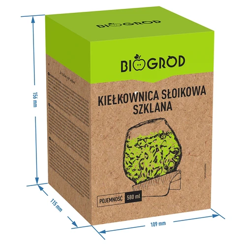 Klíčidlo ve sklenici Twist-off + 5 balení semen - 7