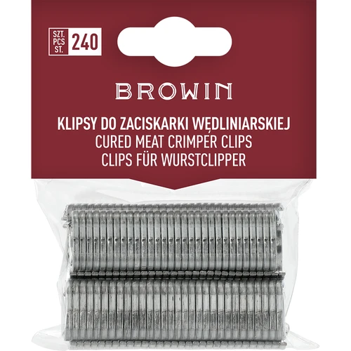 Klipy do svářečky na uzeniny - 240 ks