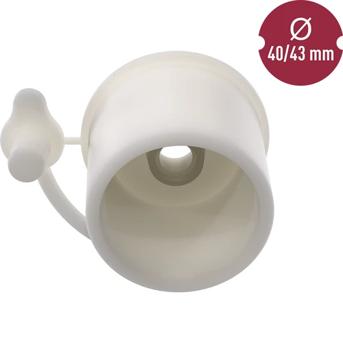 Korek do balónu fi 40/43 mm s uzávěrem - 3