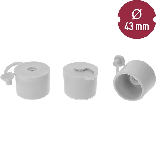 Korek do balónu fi 43 mm s uzávěrem - 2