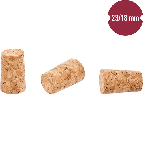 Korek z korku 23/18 mm 10 ks - 2
