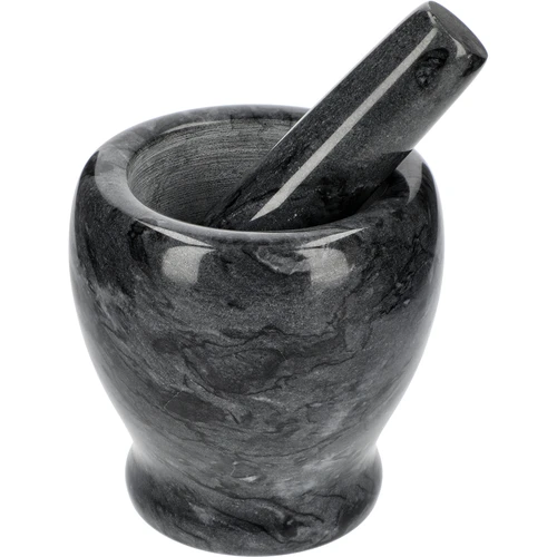 Kuchyňský mramorový hmoždíř, černý, fi 10,5 cm