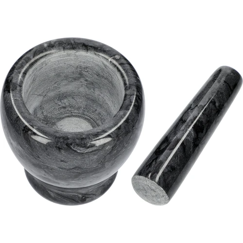 Kuchyňský mramorový hmoždíř, černý, fi 10,5 cm - 6