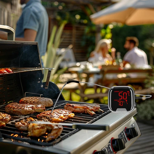 Kuchyňský teploměr s Bluetooth, 2 sondy - 11