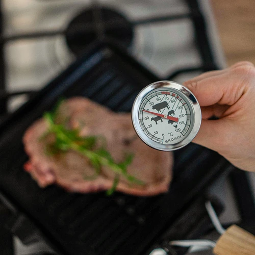 Kuchyňský teploměr s grafikou (0°C do +120°C) 21,0cm - 6