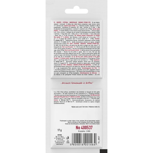 Kvasnice Bayanus + živina - Univerzální - 21%, 17 g - 2