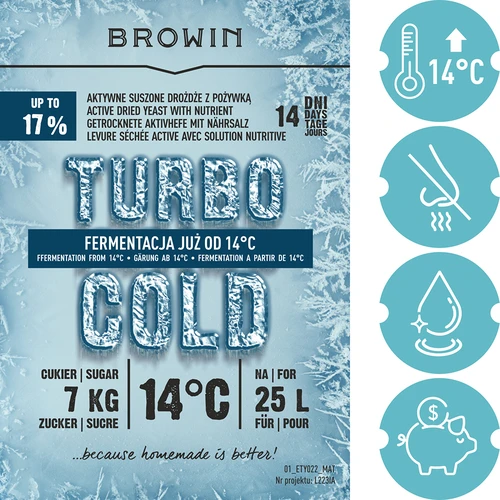 Kvasnice Turbo Cold 120 g - 5