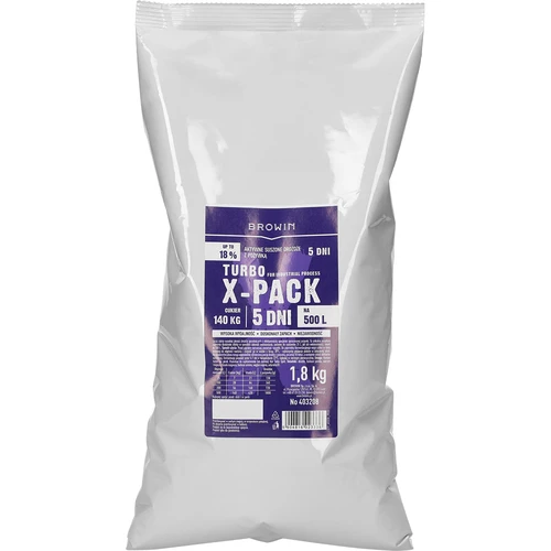 Kvasnice Turbo X-Pack 1,8 kg - profesionální, pro velké nastavení
