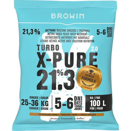Kvasnice Turbo X-Pure 21,3 %, 100 l