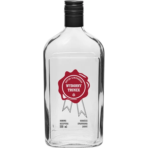 Láhev 500 ml se šroubovacím uzávěrem, potisk „Wyborny Trunek“, 1 ks