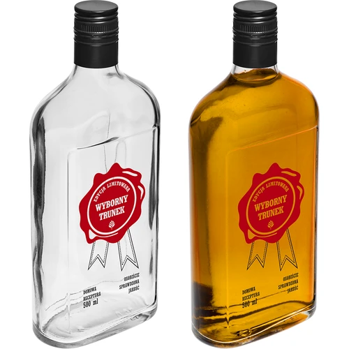 Láhev 500 ml se šroubovacím uzávěrem, potisk „Wyborny Trunek“, 1 ks - 5