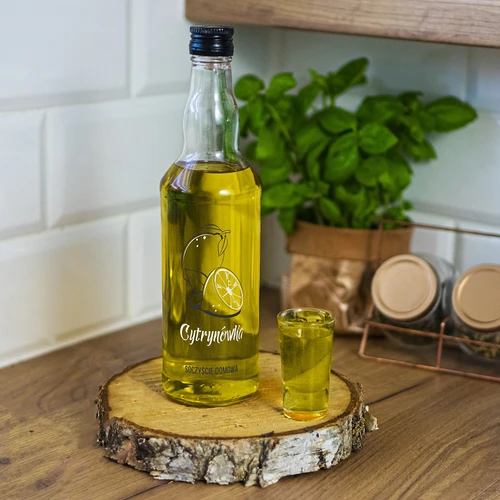 Láhev 500 ml se šroubovacím uzávěrem, potisk „Cytrynówka“, 1 ks. - 7