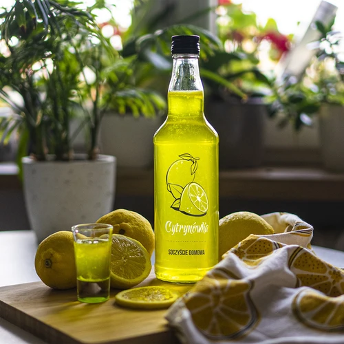 Láhev 500 ml se šroubovacím uzávěrem, potisk „Cytrynówka“, 1 ks. - 5