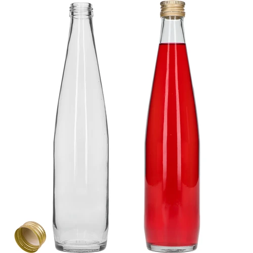 Láhev Klubová 500 ml se zlatým uzávěrem, sada 6 ks. - 4