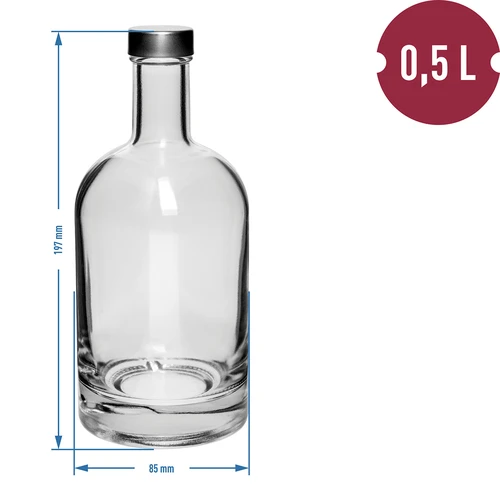 Láhev Miss Barku 500 ml se šroubovacím víčkem, 1 ks - 2