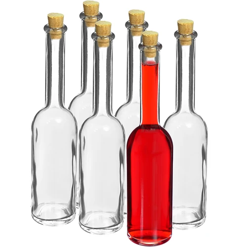 Láhev na likér 100 ml 6 ks + 6 korků - 2