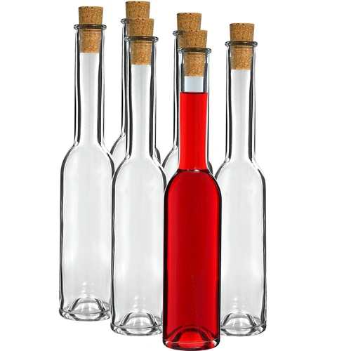 Láhev na likér 200 ml 6 ks + 6 korků 23/18 - 2