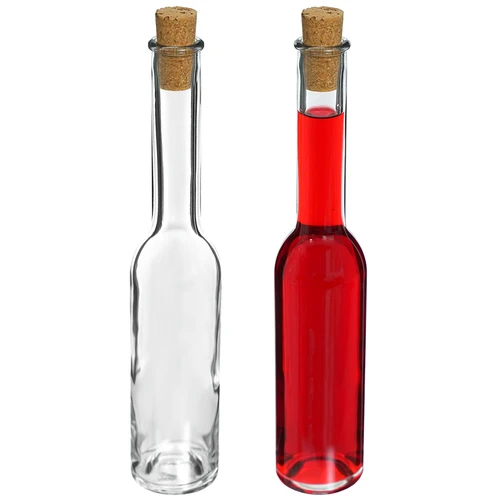Láhev na likér 200 ml 6 ks + 6 korků 23/18 - 6