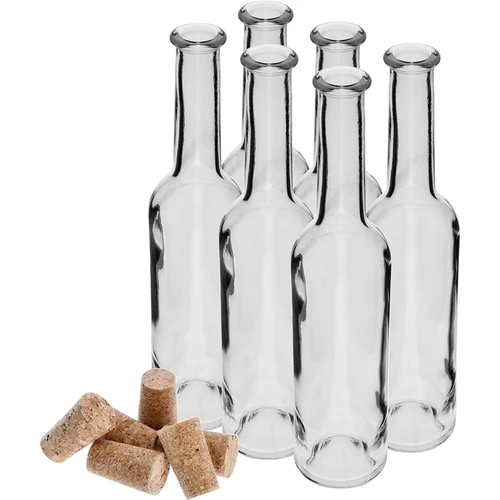 Láhev na likér 350 ml 6 ks + 6 korků - 3