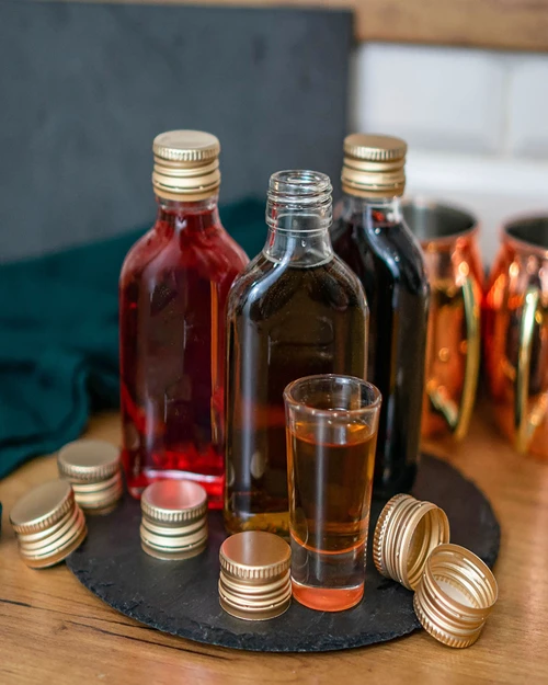 Láhev na likéry placatka 200 ml - 10 kusů - 7