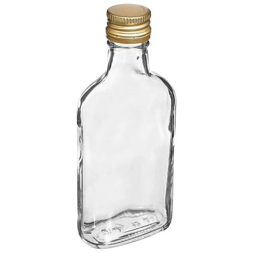 Láhev na likéry placatka se šroubovacím uzávěrem 200 ml 10 ks - 4