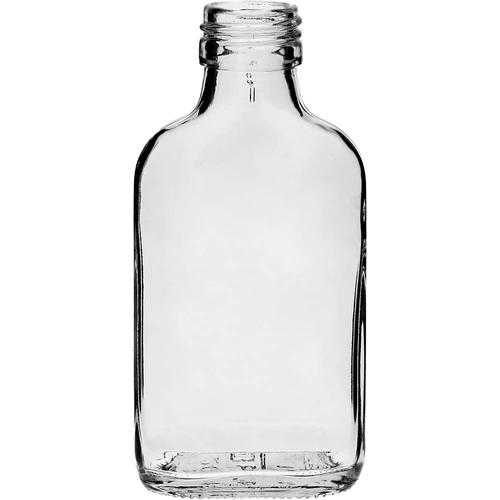 Láhev na likéry typu placatka 100 ml 10 ks - 2