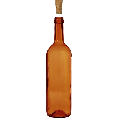 Láhev na víno 0,75 L hnědá - balení 8 ks - 4